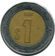 1 PESO 1998 MEXICO Moneda #AH508.5.E.A - México