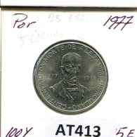 25 ESCUDOS 1977 PORTUGAL Coin #AT413.U.A - Portogallo