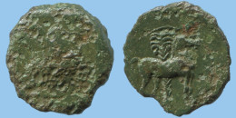 HORSE PALM AUTHENTIC ORIGINAL ANCIENT GREEK Coin 3.2g/18mm #AF884.12.U.A - Griechische Münzen