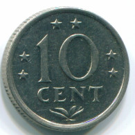10 CENTS 1970 ANTILLAS NEERLANDESAS Nickel Colonial Moneda #S13347.E.A - Antillas Neerlandesas