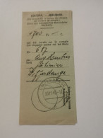 Coupon, Oblitéré Differdange 1949 - Cartas & Documentos