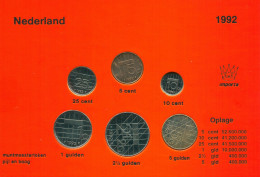 NÉERLANDAIS NETHERLANDS 1992 MINT SET 6 Pièce #SET1029.7.F.A - Nieuwe Sets & Testkits