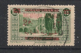 GRAND LIBAN - 1928-29 - N°YT. 118 - Mouktara 2pi Sur 1pi25 Vert - Oblitéré / Used - Gebruikt
