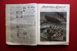La Domenica Del Corriere Anno 14 52 Numeri 1912 Anno Completo Libia Titanic - Unclassified