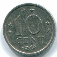 10 CENTS 1971 ANTILLAS NEERLANDESAS Nickel Colonial Moneda #S13385.E.A - Antillas Neerlandesas