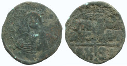 JESUS CHRIST ANONYMOUS CROSS BYZANTINISCHE Münze  10.5g/32mm #AA606.21.D.A - Byzantinische Münzen