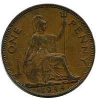 PENNY 1944 UK GROßBRITANNIEN GREAT BRITAIN Münze #AZ828.D.A - D. 1 Penny