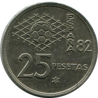 25 PESETAS 1982 ESPAÑA Moneda SPAIN #AR183.E.A - 25 Pesetas