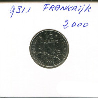1/2 FRANC 2000 FRANCE Coin French Coin #AN259.U.A - 1/2 Franc