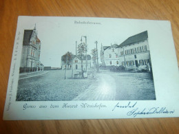 AK Wörishofen , 1899 , Bahnhofstrasse , Ansichtskarte !!! - Bad Wörishofen