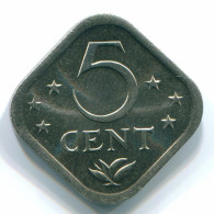 5 CENTS 1980 ANTILLAS NEERLANDESAS Nickel Colonial Moneda #S12303.E.A - Antilles Néerlandaises