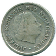 1/10 GULDEN 1957 NIEDERLÄNDISCHE ANTILLEN SILBER Koloniale Münze #NL12148.3.D.A - Antillas Neerlandesas
