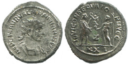 MAXIMIANUS Z XXI AD285-295 SILVERED LATE ROMAN Pièce 3.6g/22mm #ANT2670.41.F.A - The Tetrarchy (284 AD To 307 AD)