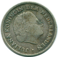 1/10 GULDEN 1957 NIEDERLÄNDISCHE ANTILLEN SILBER Koloniale Münze #NL12164.3.D.A - Antillas Neerlandesas