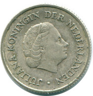 1/4 GULDEN 1965 NIEDERLÄNDISCHE ANTILLEN SILBER Koloniale Münze #NL11326.4.D.A - Netherlands Antilles