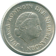 1/4 GULDEN 1967 ANTILLAS NEERLANDESAS PLATA Colonial Moneda #NL11485.4.E.A - Nederlandse Antillen