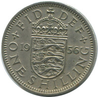 SHILLING 1956 UK GREAT BRITAIN Coin #AG984.1.U.A - I. 1 Shilling