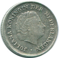 1/10 GULDEN 1966 NETHERLANDS ANTILLES SILVER Colonial Coin #NL12767.3.U.A - Niederländische Antillen