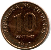 10 CENTIMO 1997 PHILIPPINES UNC Coin #M10039.U.A - Philippines