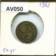 50 GROSCHEN 1961 AUSTRIA Moneda #AV050.E.A - Oesterreich