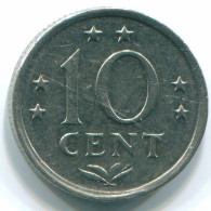 10 CENTS 1970 ANTILLES NÉERLANDAISES Nickel Colonial Pièce #S13326.F.A - Antillas Neerlandesas