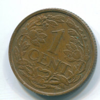 1 CENT 1967 ANTILLAS NEERLANDESAS Bronze Fish Colonial Moneda #S11153.E.A - Nederlandse Antillen