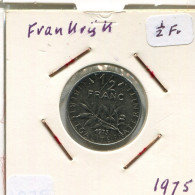 1/2 FRANC 1975 FRANCE Coin French Coin #AM921.U.A - 1/2 Franc