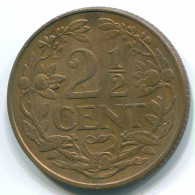 2 1/2 CENT 1965 CURACAO NEERLANDÉS NETHERLANDS Bronze Colonial Moneda #S10216.E.A - Curacao