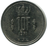 10 FRANCS 1971 LUXEMBOURG Coin #AZ418.U.A - Luxemburg