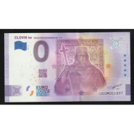 FRANCE - BILLET DE 0 EURO SOUVENIR - CLOVIS 1ER - ROI DE TOUS LES FRANCAIS 481-511- 2021-7 - Essais Privés / Non-officiels