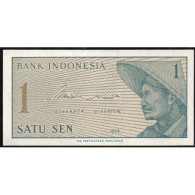 INDONESIE - PICK 90 A - 1 SEN - 1964 - Indonesia