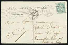 !! PARIS 1906 Sur CP  Oblit. KRAG à Pont 7 Lignes Régulières PARIS DEPART 27 6 06 Càd Arrivée 28 Juin 06 Romanèche TTB - Maschinenstempel (Sonstige)