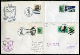 USA Schiffspost, Navire, Paquebot, Ship Letter, USS Repose, Rockbridge, Harlan R. Dickson + DD-941 - Postal History