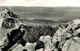 72632925 Altenau Harz Panorama Blick Von Der Wolfswarte Felsen Altenau - Altenau