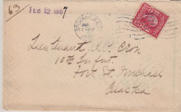 Alaska 1907 Winter Mail 6 Covers (see Description) (59856) - Stazioni Scientifiche E Stazioni Artici Alla Deriva