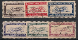 GRAND LIBAN - 1930 - N°YT. 122 à 127 - Vers à Soie - Série Complète - Oblitéré / Used - Oblitérés