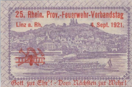 25 PFENNIG 1920 Stadt LINZ AM RHEIN Rhine UNC DEUTSCHLAND Notgeld #PC254 - [11] Lokale Uitgaven