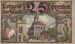 25 PFENNIG 1920 Stadt GREUSSEN Thuringia UNC DEUTSCHLAND Notgeld Banknote #PH957 - [11] Lokale Uitgaven