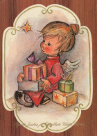 ANGELO Buon Anno Natale Vintage Cartolina CPSM #PAJ225.IT - Angels