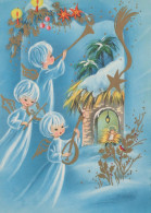 ANGELO Buon Anno Natale Vintage Cartolina CPSM #PAH834.IT - Angels