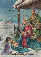 ANGELO Buon Anno Natale Vintage Cartolina CPSM #PAH337.IT - Angels