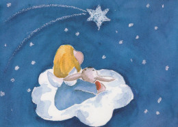 ANGELO Buon Anno Natale Vintage Cartolina CPSM #PAH082.IT - Angels