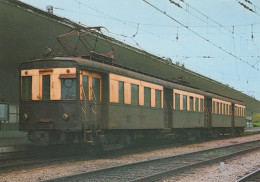 TRENO TRASPORTO FERROVIARIO Vintage Cartolina CPSM #PAA697.IT - Trenes