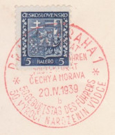 003/ Commemorative Stamp PR 3, Date 20.4.39, Letter "b" - Storia Postale