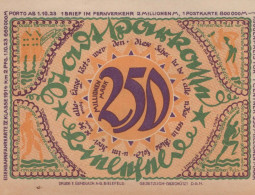 250 MILLIONEN MARK 1922 Stadt BIELEFELD Westphalia UNC DEUTSCHLAND Notgeld Papiergeld Banknote #PK721 - Lokale Ausgaben