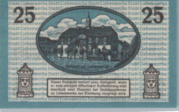 25 PFENNIG Stadt LIEBENWERDA Saxony UNC DEUTSCHLAND Notgeld Banknote #PI717 - Lokale Ausgaben
