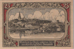 25 PFENNIG Stadt MALCHOW Mecklenburg-Schwerin UNC DEUTSCHLAND Notgeld #PH622 - [11] Local Banknote Issues