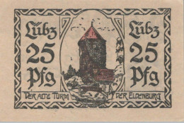 25 PFENNIG 1923 Stadt LÜBZ Mecklenburg-Schwerin UNC DEUTSCHLAND Notgeld #PC624 - [11] Local Banknote Issues