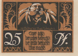 25 PFENNIG 1922 Stadt WITZENHAUSEN Hesse-Nassau DEUTSCHLAND Notgeld #PG302 - [11] Local Banknote Issues