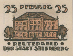 25 PFENNIG 1922 Stadt STERNBERG Mecklenburg-Schwerin UNC DEUTSCHLAND #PI946 - Lokale Ausgaben